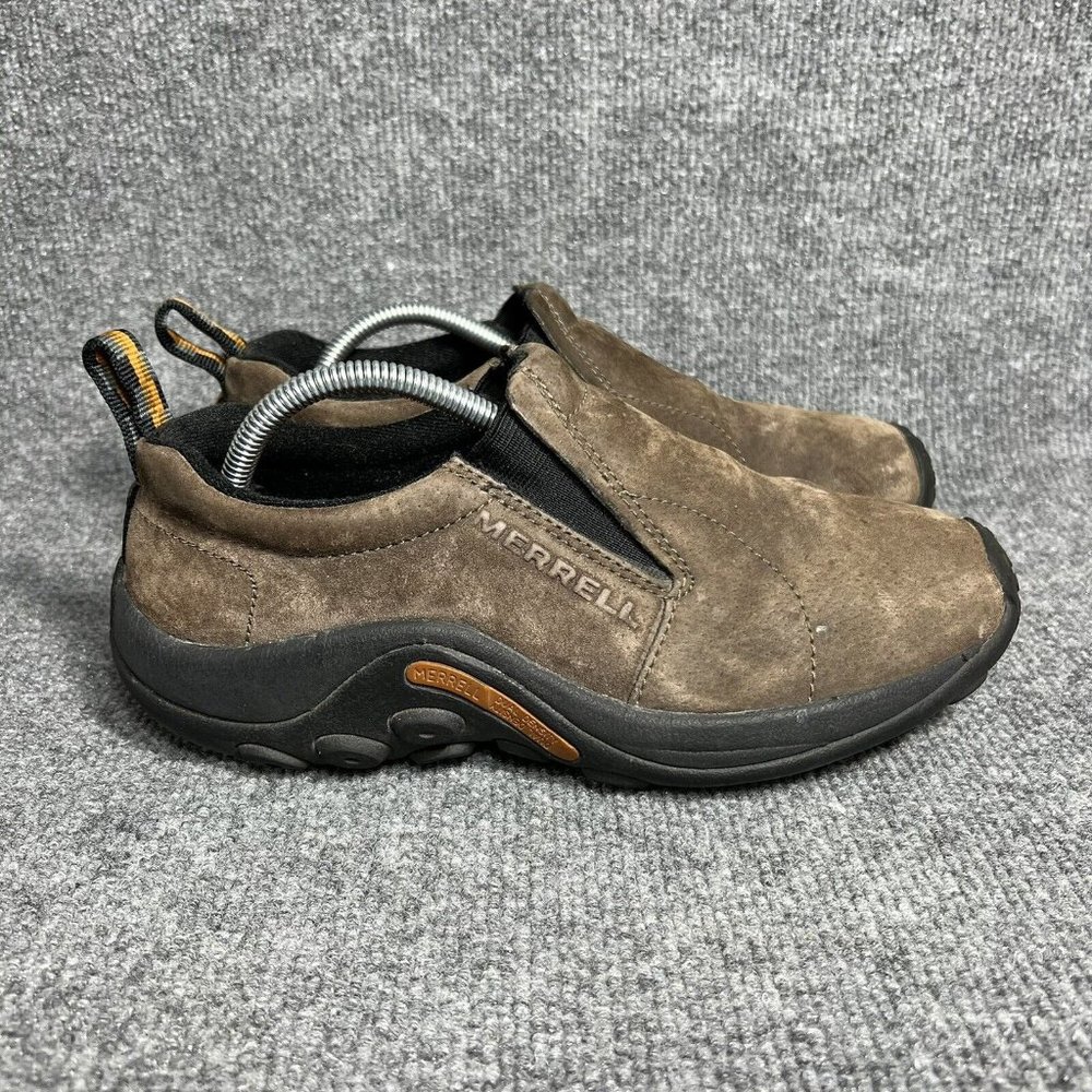 Merrell Jungle Moc Shoes Womens 7.5 Gunsmoke Slip On Hiking Casual Outdoor